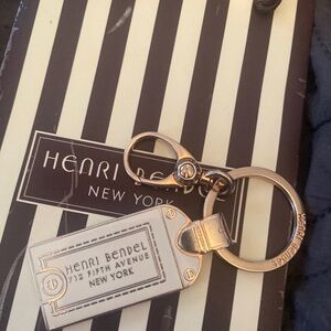 Rare Henri Bendel Tag keychain